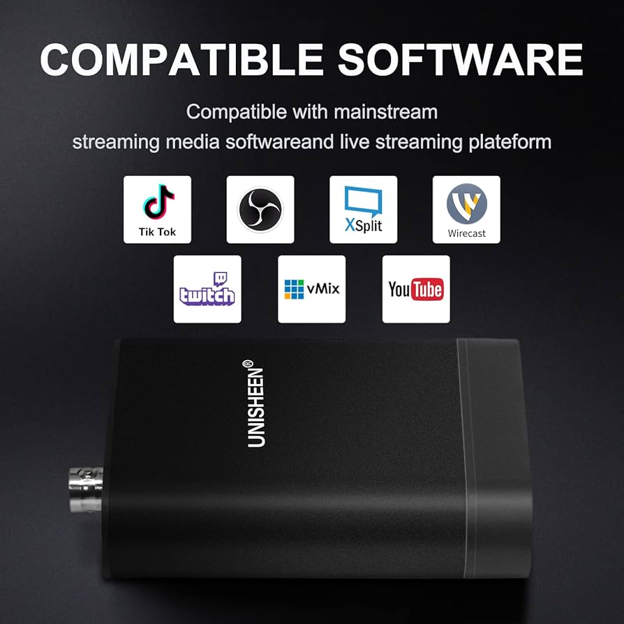 Amazon.co.jp: UNISHEEN USB 3.0 HDMI SDI ビデオキャプチャカード