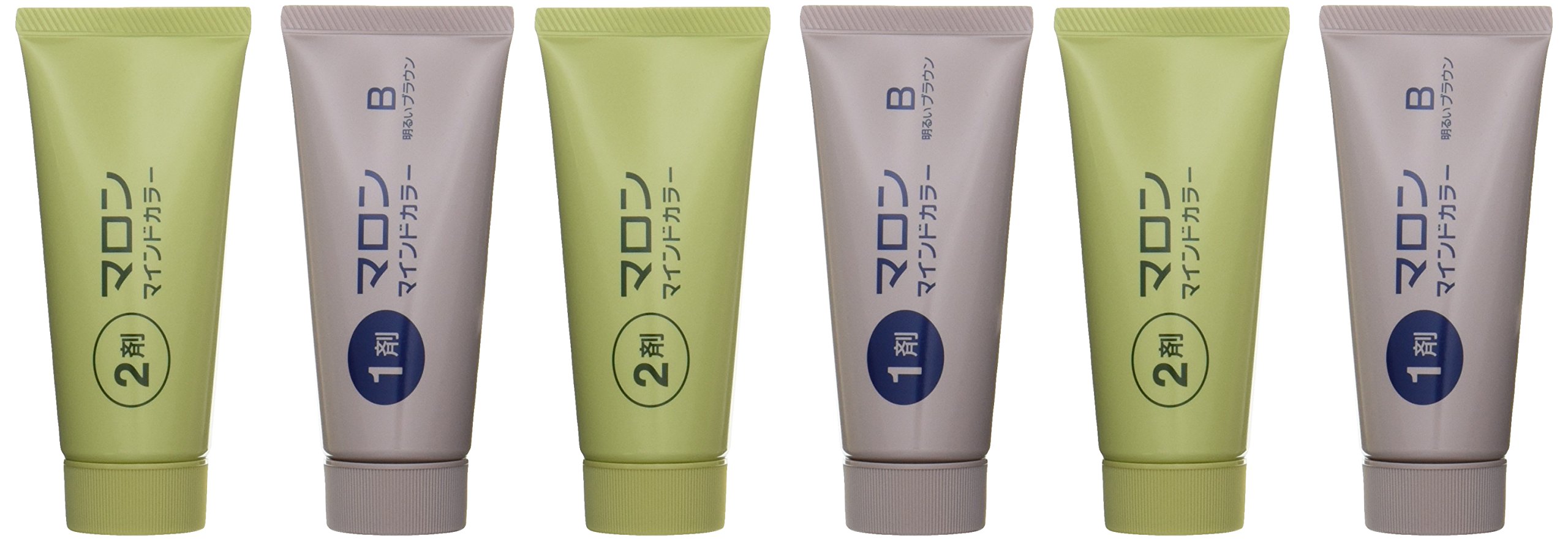 Amazon | マロンマインドカラー B（明るいブラウン） 3組入り（70g×3