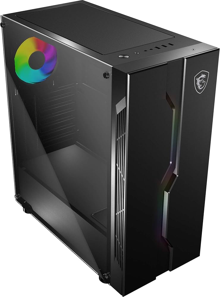 Amazon.co.jp: MSI MAG VAMPIRIC 010X ミドルタワーPCケース 強化