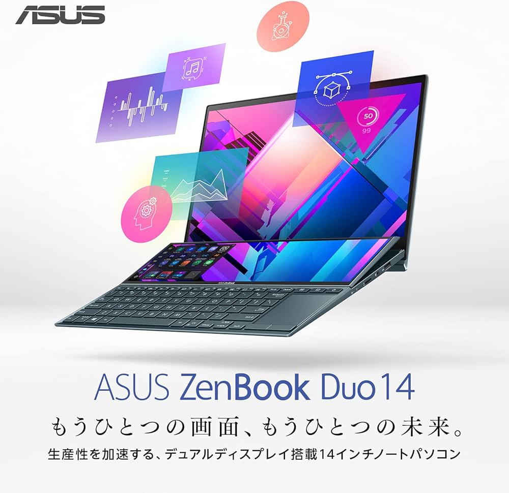 Amazon.co.jp: ASUS ノートパソコン ZenBook Duo 14 UX482EG(Core i7