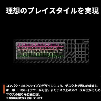 Amazon.co.jp: SteelSeries 64829 Apex Pro Mini Wireless Gaming