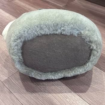 Amazon.co.jp: じぶんまくら ムートン ひつじ 抱き枕 ライトグレー