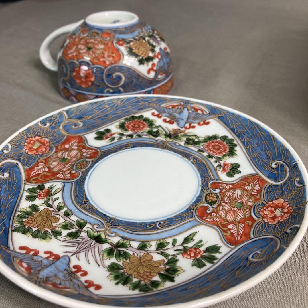 源右衛門】古伊万里の伝統 日本名窯 舘林源右衛門作 祥瑞手間取山水図