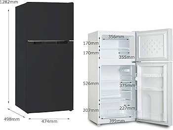 Amazon | TOHOTAIYO 2ドア冷凍冷蔵庫 左右ドア開き付け替え可能 138L