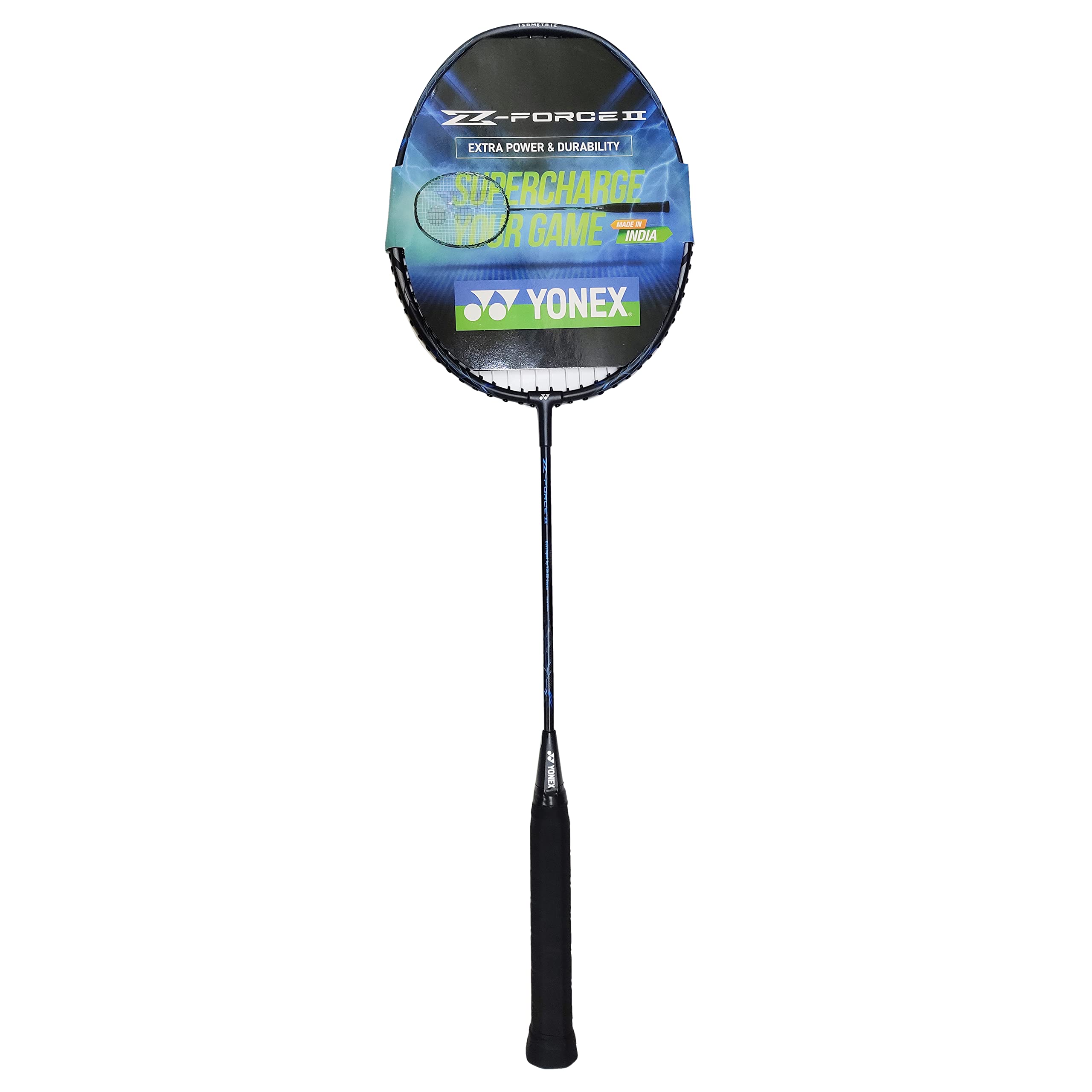 Yonex Z-Force II Strung Badminton Racquet, Black, Aluminum