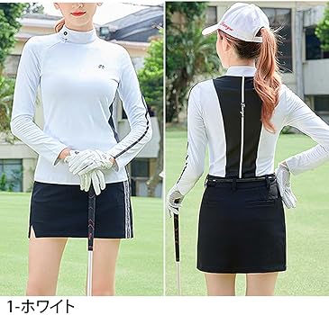 Amazon.co.jp: [MOSTSHOP] レディース ゴルフウェア ゴルフ ハイネック