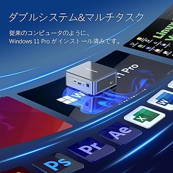 Amazon.co.jp: GEEKOM Mini IT11 ミニPC、第11世代 Intel Core i7