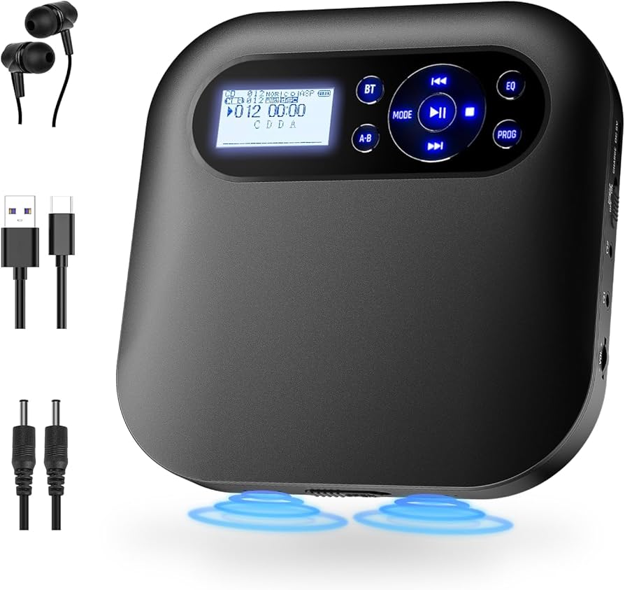 MINDOAL ポータブルCDプレーヤー/ANKERスピーカー付き 楽天市場】anker