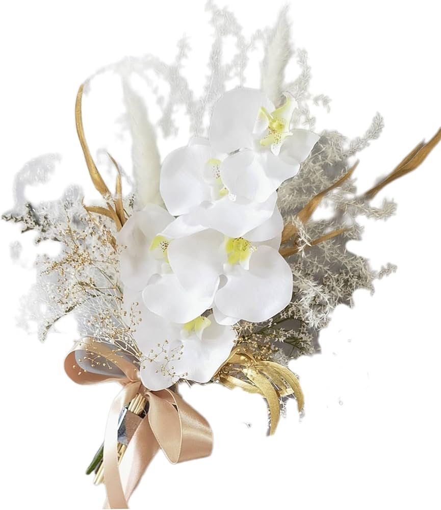 Amazon｜「長持ち結婚式ブーケ ブートニアセット」40～43×30～33cm