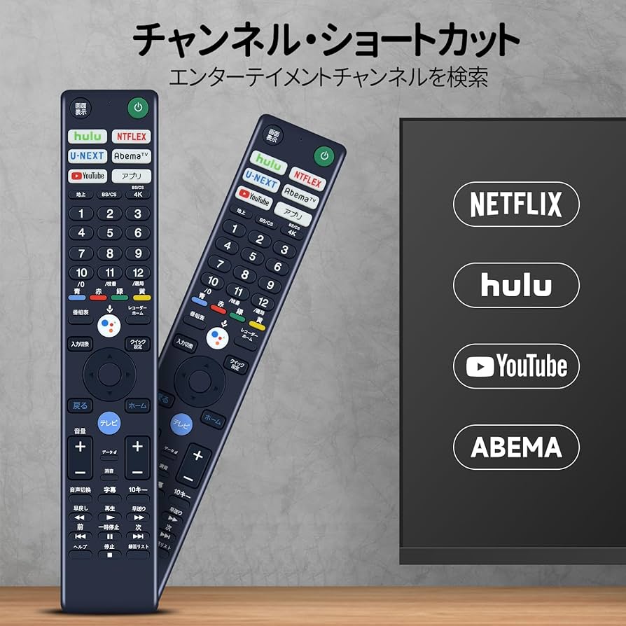 Amazon | テレビリモコン RMF-TX410J ソニー互換リモコン ソニーテレビ