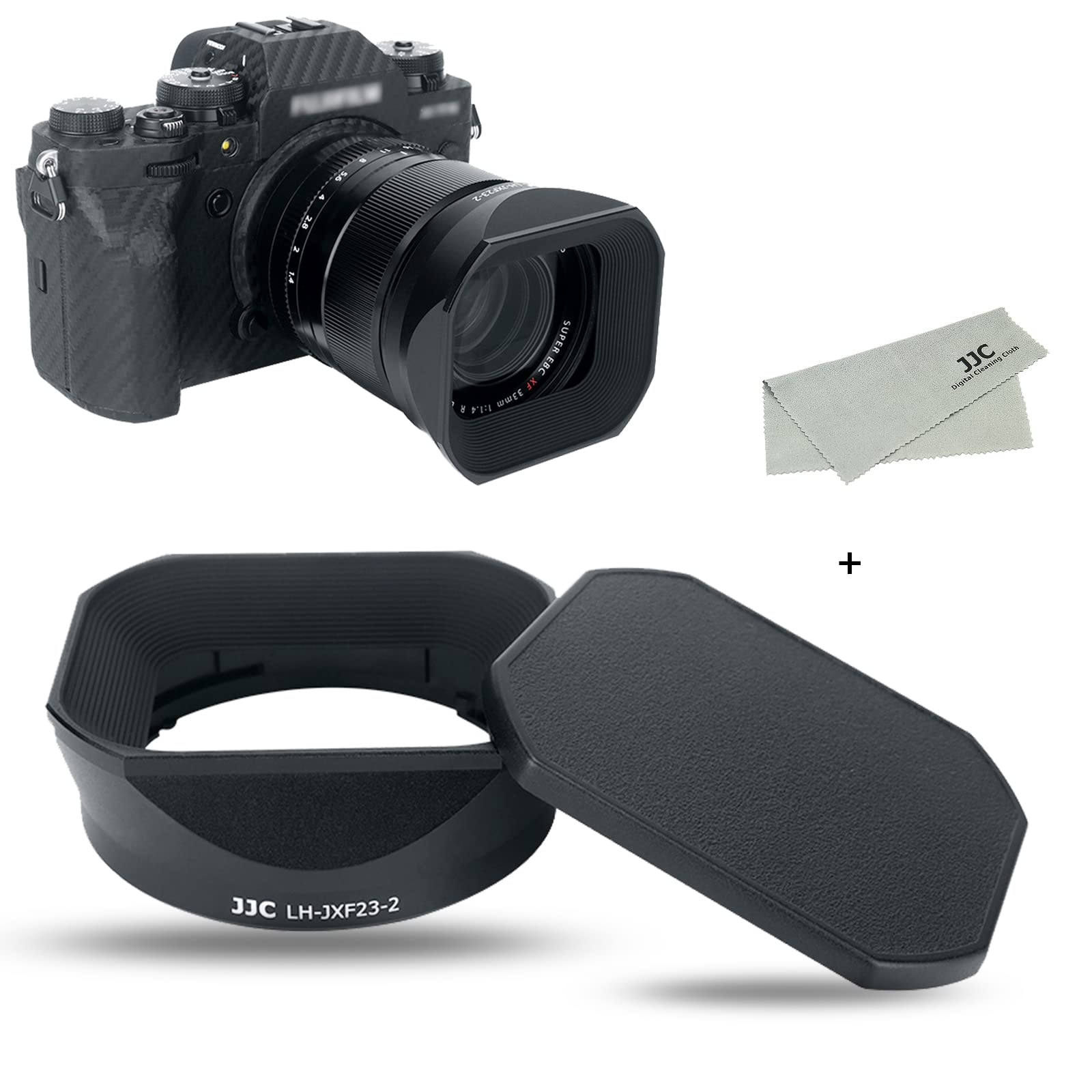 Amazon | JJC LH-XF23 II メタル 正方形 レンズフード + フード