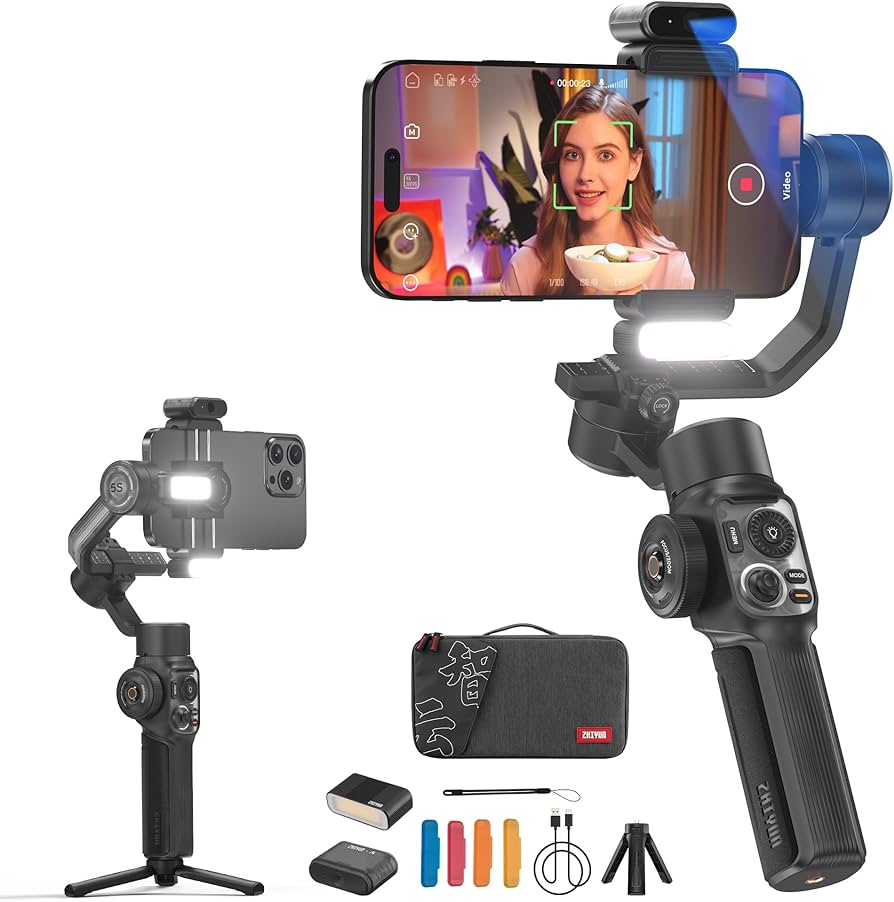 Amazon.com: ZHIYUN Smooth 5S AI Pro Gimbal Stabilizer for