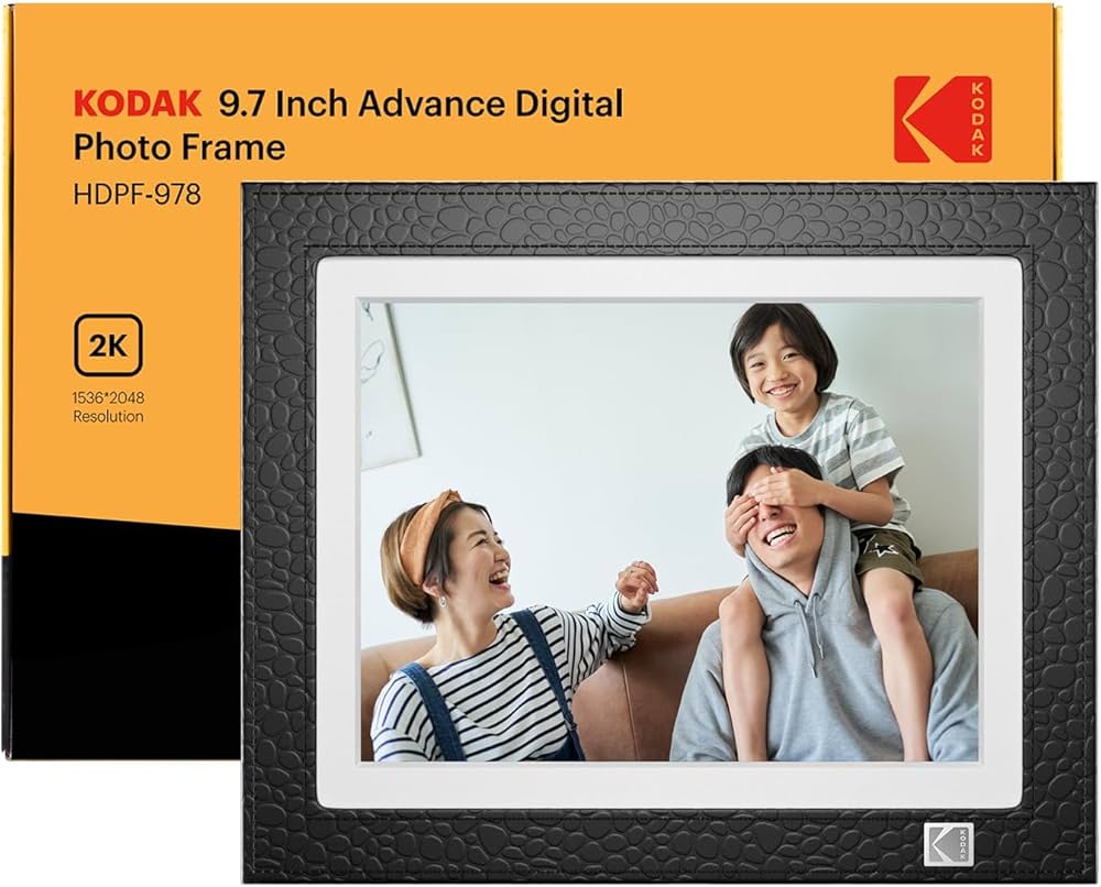 Amazon.co.jp: KODAK Leather-like Digital Photo Frame 9.7 Inch Wifi