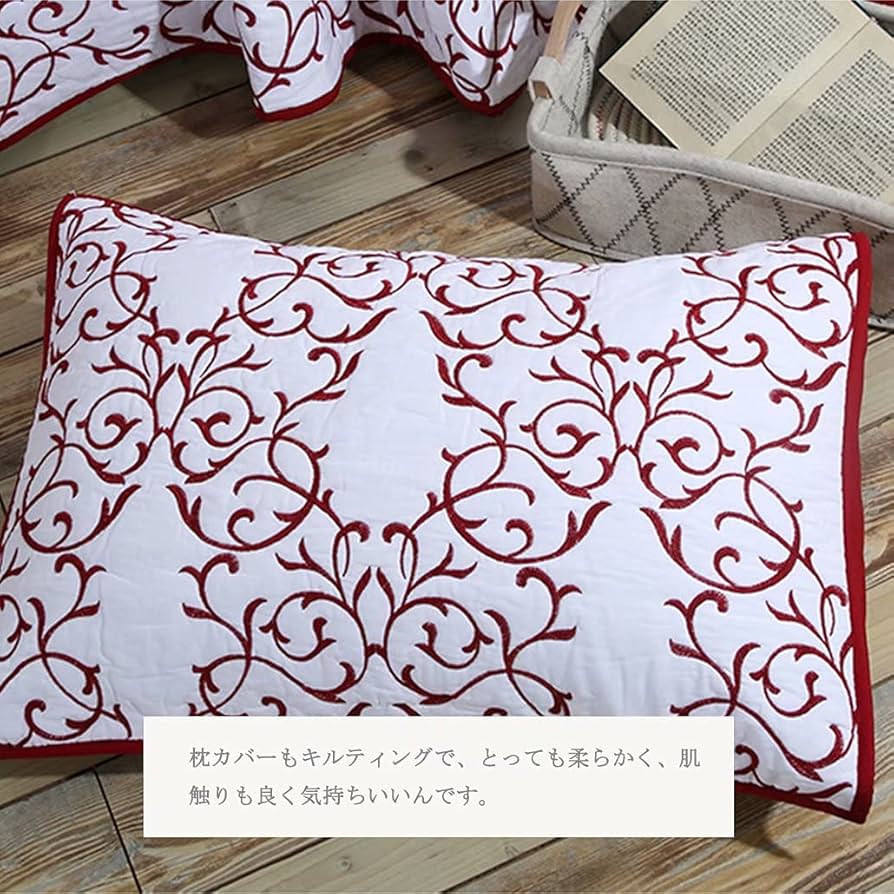 Amazon｜ベッドスプレッド ダブル キルト ベッドカバー おしゃれ 北欧