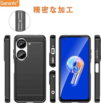 Amazon.co.jp: seninhi ASUS Zenfone 10 用 ケース 保護ケース 炭素