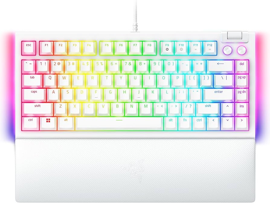 Amazon | Razer BlackWidow V4 75%メカニカルゲーミングキーボード