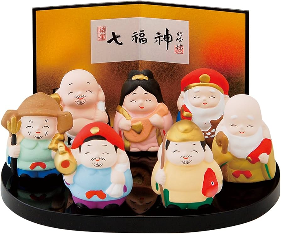 Amazon.co.jp: 瀬戸陶芸社 ミニ七福神(大) S12-274 : ホーム＆キッチン