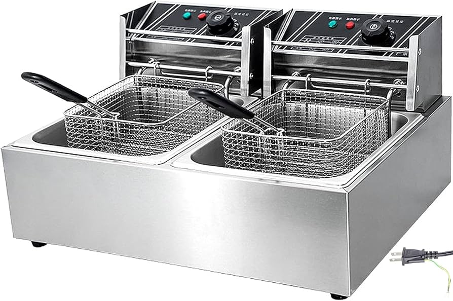 Amazon.co.jp: 電気フライヤー 卓上フライヤー 業務用フライヤー 12L