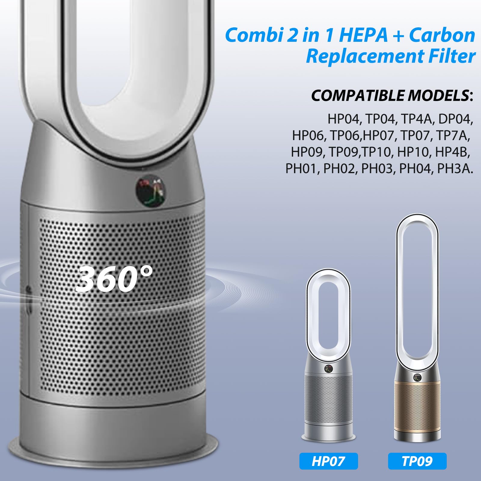 Amazon.co.jp: TP06 HEPA交換用フィルター Dyson HP06 TP06 HP07 TP07