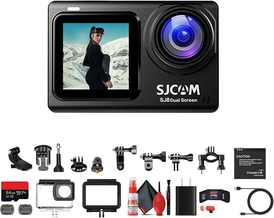 Amazon.com : SJCAM SJ8 Dual Screen Action Camera with Dual
