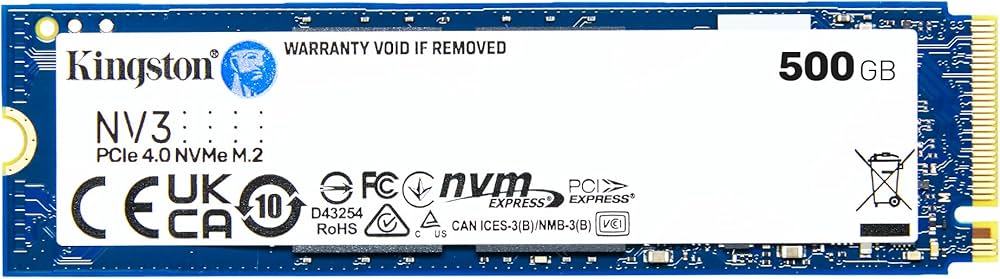 Amazon | キングストンテクノロジー Kingston SSD NV3 500GB PCIe Gen
