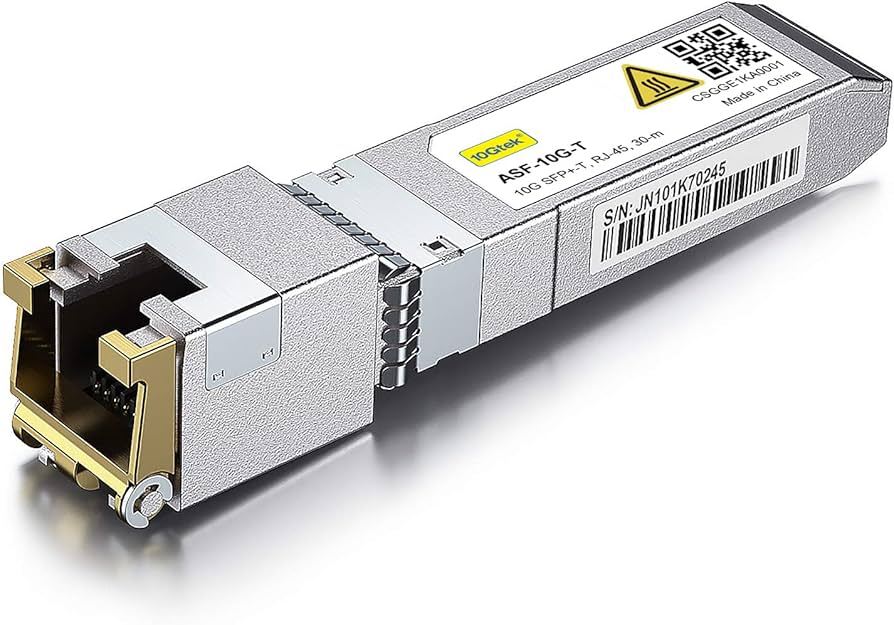 Amazon.com: 10Gtek 10GBase-T SFP+ to RJ-45 Transceiver, 10Gbe SFP+