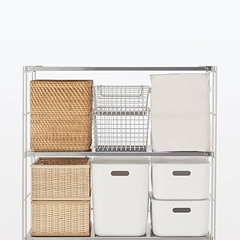 Amazon｜無印良品 ステンレスユニットシェルフ・ステンレス棚セット