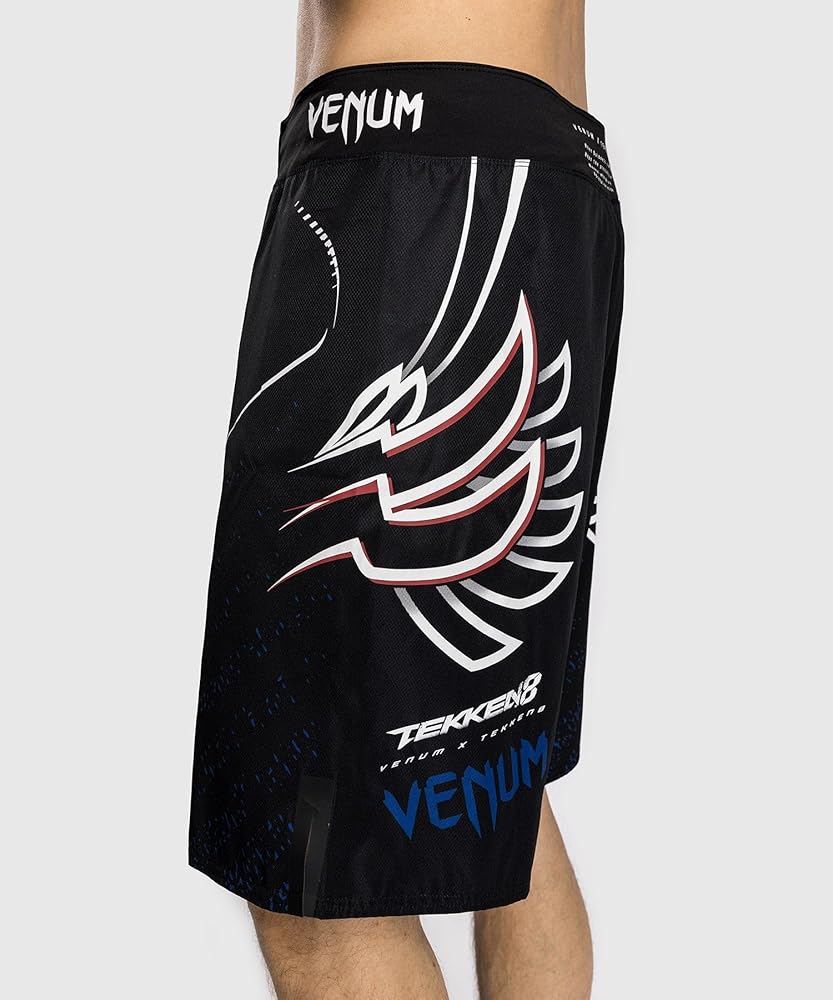 Venum x Tekken 8 - Jin Kazama Fight Shorts - Blue/Black/White - S