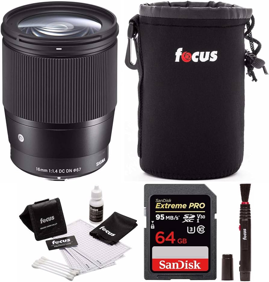 Amazon.com : Sigma 16mm f/1.4 DC DN Contemporary Lens for Sony