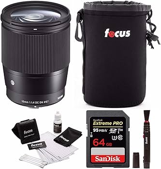 Amazon.com : Sigma 16mm f/1.4 DC DN Contemporary Lens for Sony