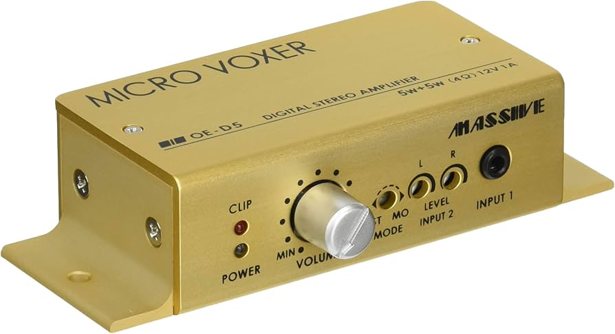 Amazon | MASSIVE マッシブ 小型ステレオパワーアンプ (ロー