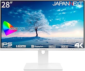 Amazon.co.jp: JAPANNEXT 28インチ モニター 4K UHD 3840x2160解像度