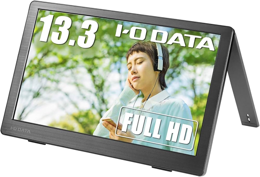 Amazon.co.jp: IODATA モバイルモニター 13.3インチ フルHD ADSパネル