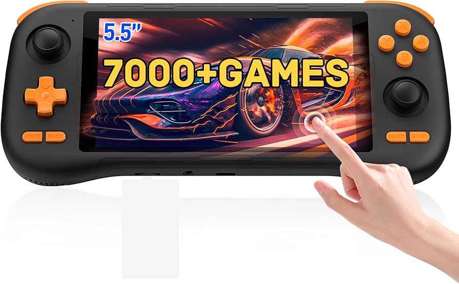 Amazon | kinhank K56 レトロハンドヘルドゲーム機 7000以上のゲームに