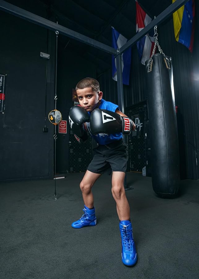 Amazon.com: TITLE BOXING Speed-Flex Encore Mid Boxing Shoes, Blue