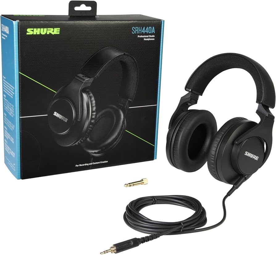 Amazon.com: Shure SRH440A Professional Over-Ear Wired Studio