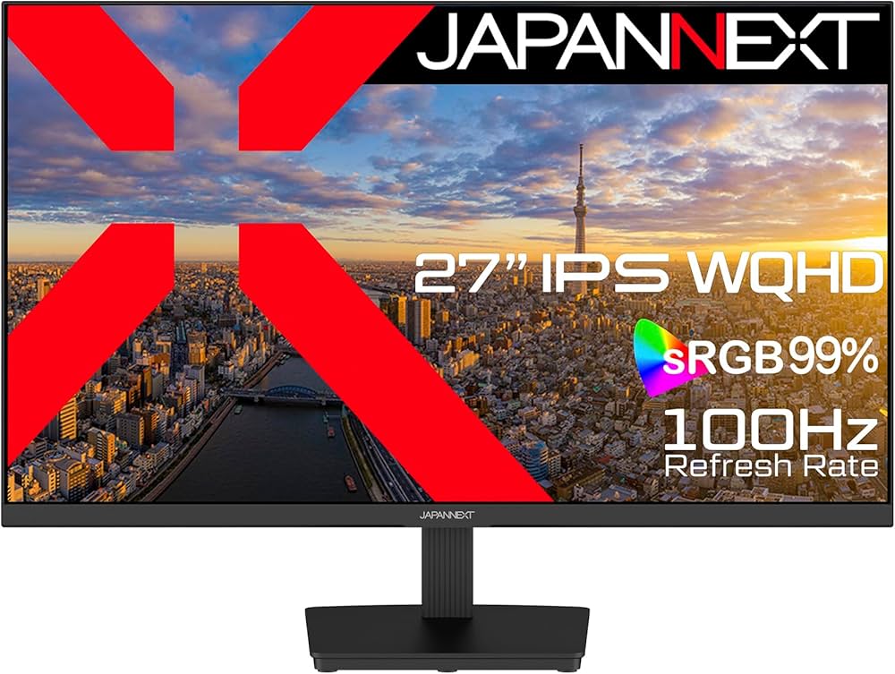 Amazon.co.jp: JAPANNEXT 27インチ IPSパネル搭載 WQHD(2560x1440