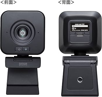 Amazon.co.jp: サンワサプライ WEBカメラ ワイヤレス 広角タイプ USB A