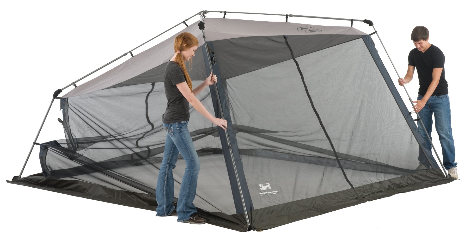 Coleman Screened Canopy Tent with Instant Setup, 11x11ft Portable