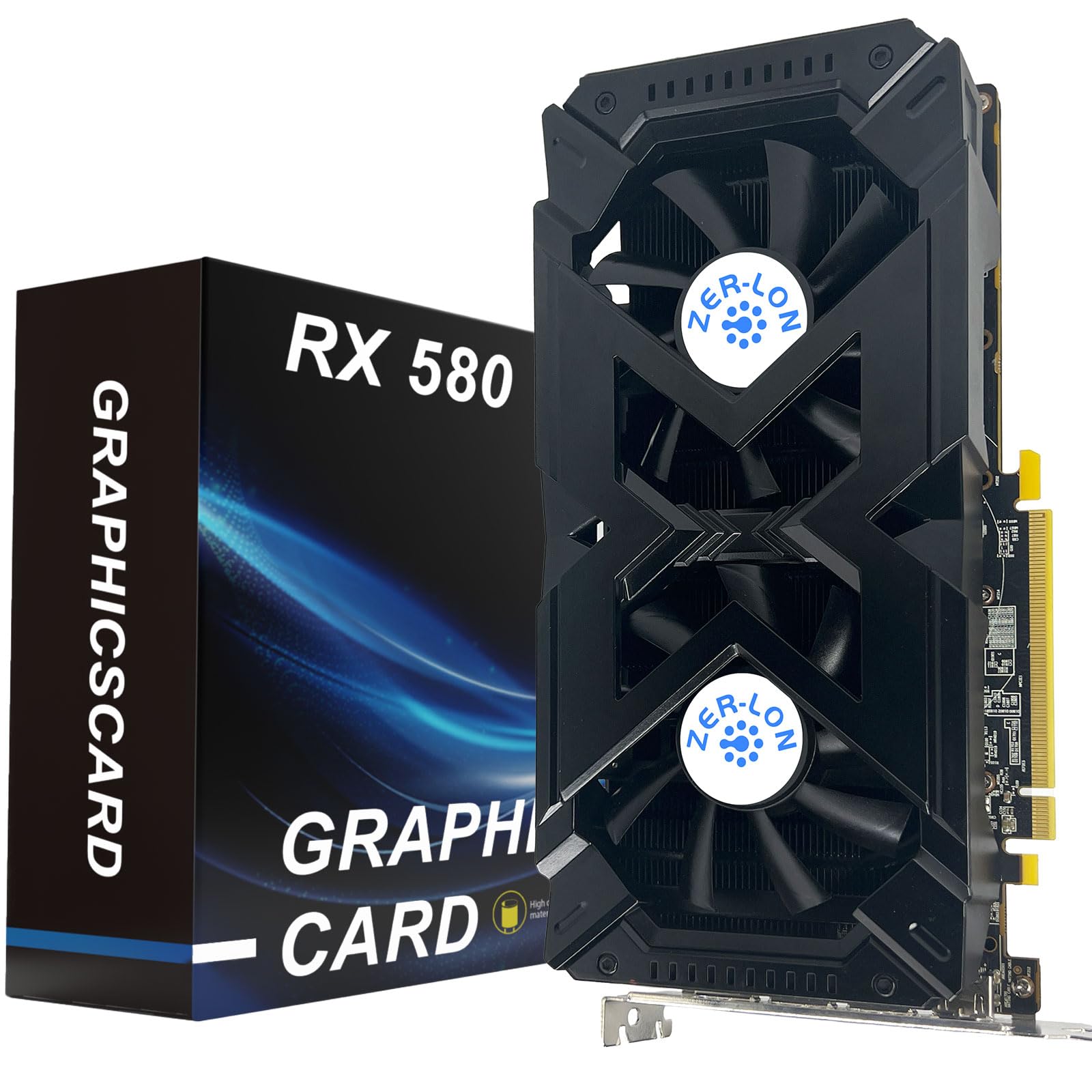 Amazon | ZER-LON Radeon RX 580 グラフィックカード 8GB 256ビット