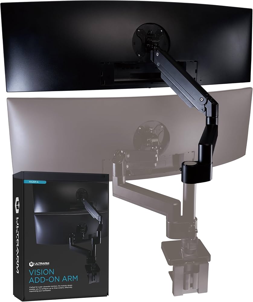 Amazon.co.jp: ULTRARM 追加用アーム 大型 17-57インチ対応 耐荷重20kg