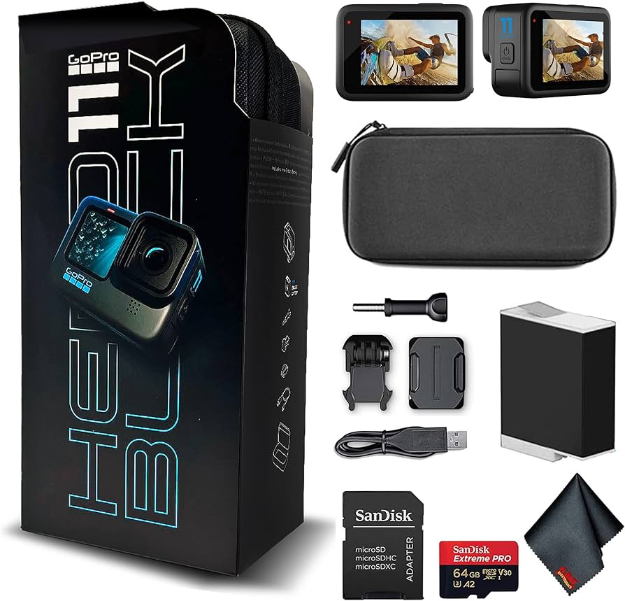 Amazon.com : GoPro HERO11 (Hero 11) Black - Waterproof Action