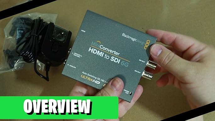 Amazon.com: Blackmagic Design Mini HDMI-SDI Converter 6G (BM