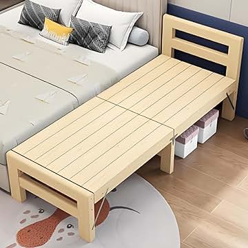 Amazon｜FLYXADQ ベッドフレーム 折り畳みベッド 木製 折りたたみ式