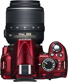 Amazon | Nikon デジタル一眼レフカメラ D3100 レッド 200mmダブル