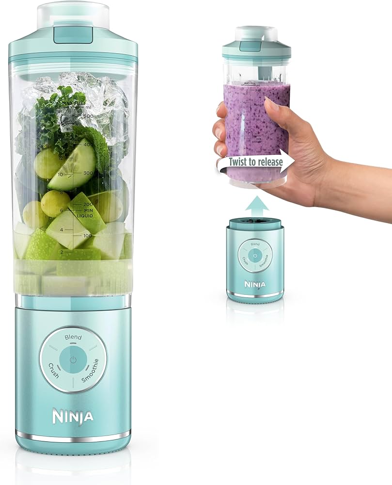Amazon.com: Ninja Blast Max, Portable Blender + Twist & Go