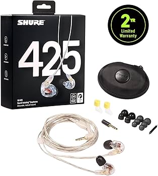 Amazon.com: Shure SE425 PRO Wired Earbuds SE215 PRO Wired Earbuds