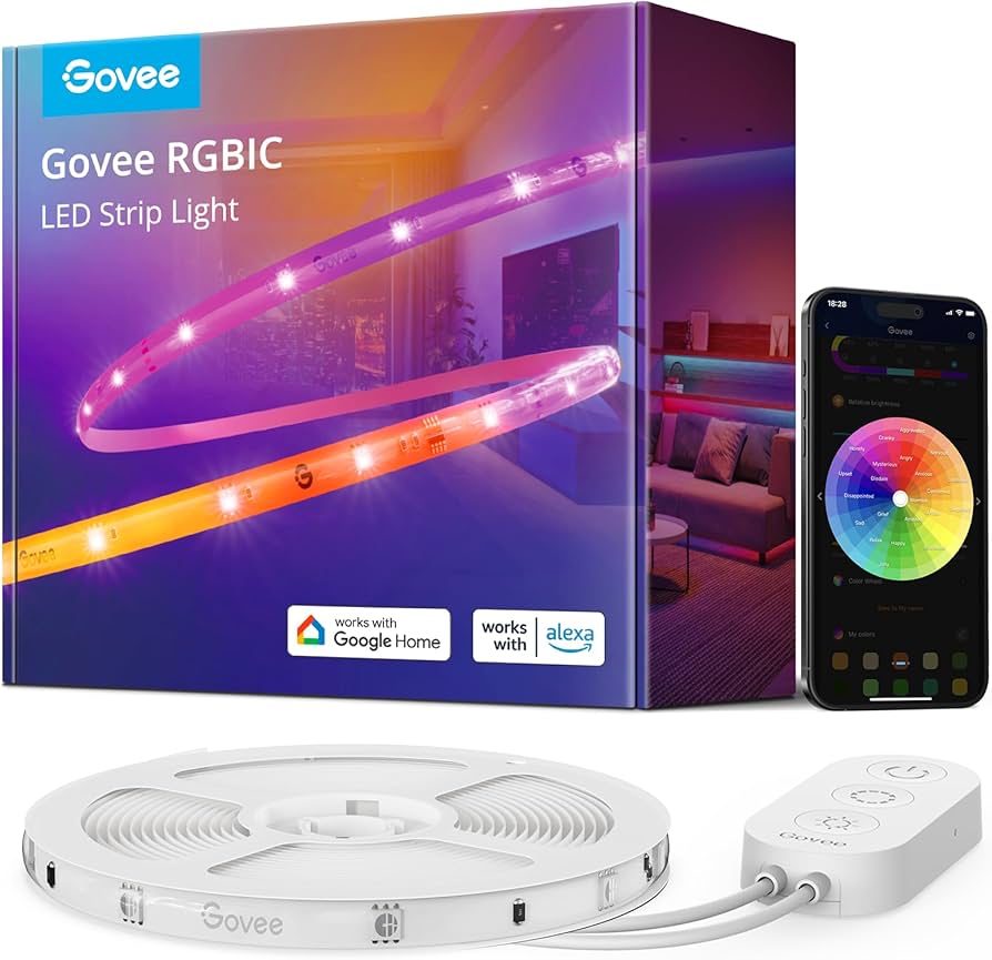 Amazon.co.jp: Govee(ゴビー) LED リボンライト (RGB‐IC 5メートル
