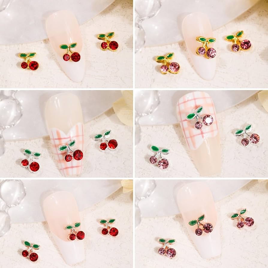 Amazon.co.jp: チェリー ネイルパーツ ラインストーン 30個セット