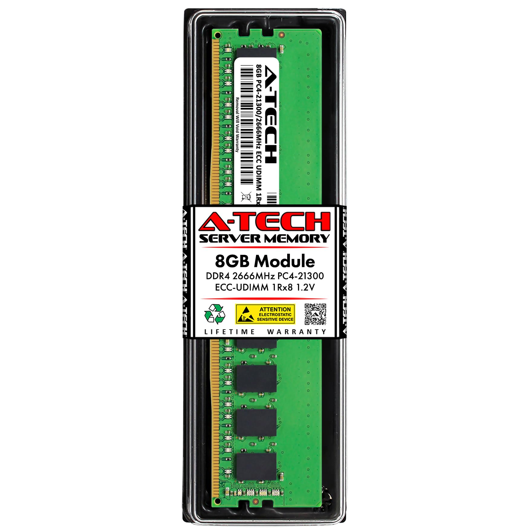 Amazon.co.jp: A-Tech Server 8GB 1Rx8 PC4-21300 DDR4 2666MHz ECC